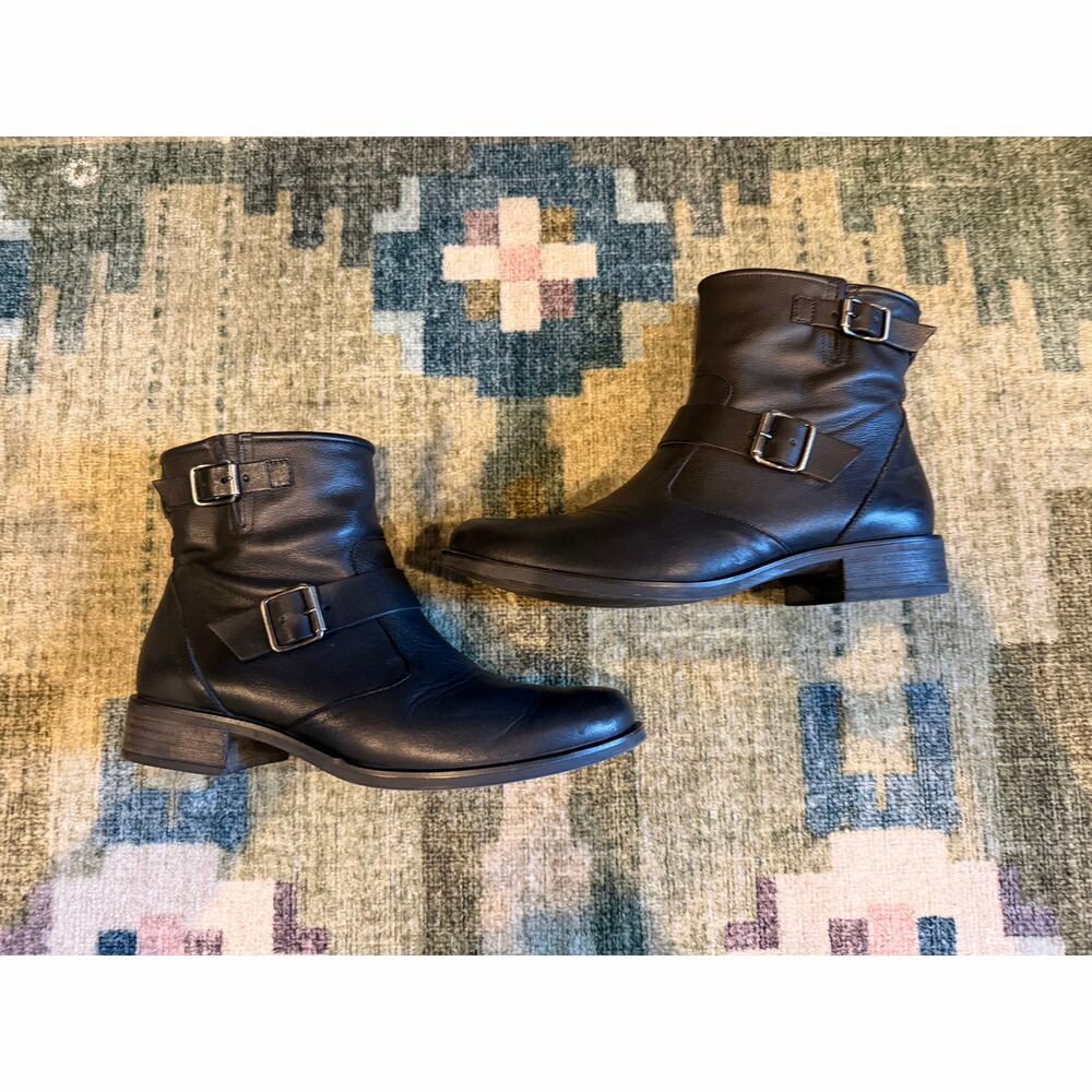 Paul Green Wyatt Black Moto Bootie 9